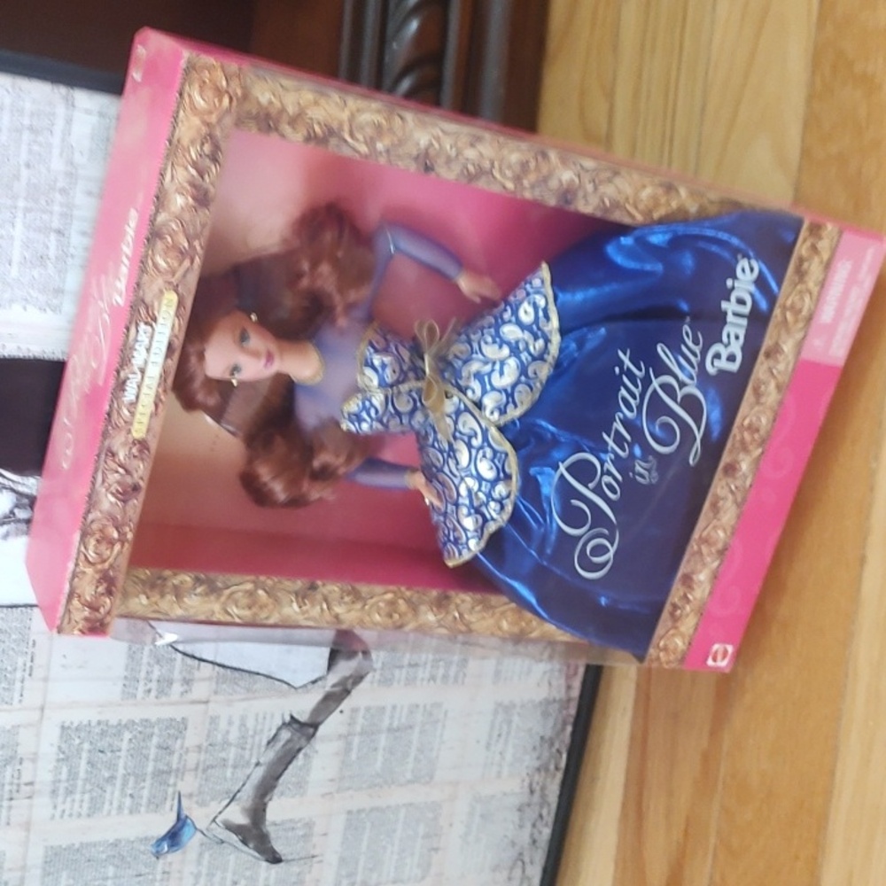 1997 Portrait In Blue Barbie - Picture 3 of 12